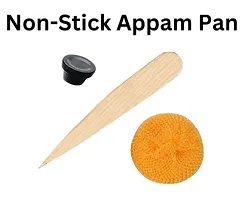 Appam Patra with Stainless Steel Lid Non-Stick Heavy Duty Aluminum 25 cm, 12 Cavity-thumb4