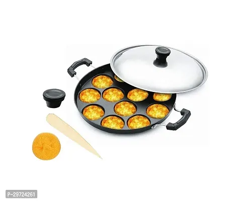 Stainless Steel Lid Non-Stick Heavy Idli Maker Tawa-thumb0