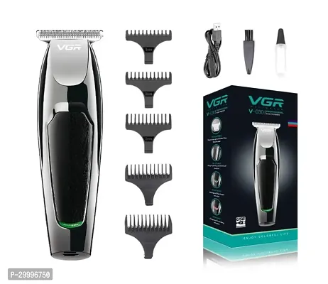 VGR V-030 Professional Cord  Cordless Rechargeable T-Blade Hair Trimmer for Men with 100 min Runtime (Black)