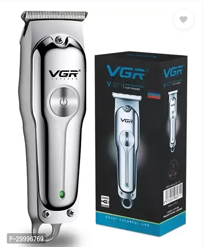 VGR V-071 Cordless Professional Hair Clipper Trimmer 120 min Runtime 4 Length Settings  (Silver)