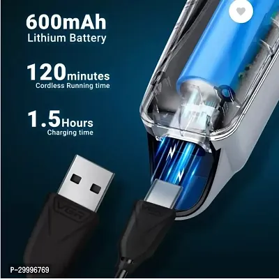 VGR V-071 Cordless Professional Hair Clipper Trimmer 120 min Runtime 4 Length Settings  (Silver)-thumb5