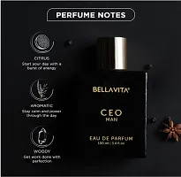 Bella-Vita Luxury CEO Man Eau De Parfum Perfume with Lemon, Lavender, Tonka, Mandarin 100 ML-thumb3