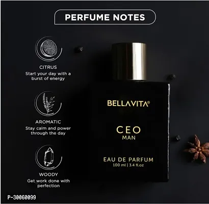 Bella-Vita Luxury CEO Man Eau De Parfum Perfume with Lemon, Lavender, Tonka, Mandarin 100 ML-thumb4