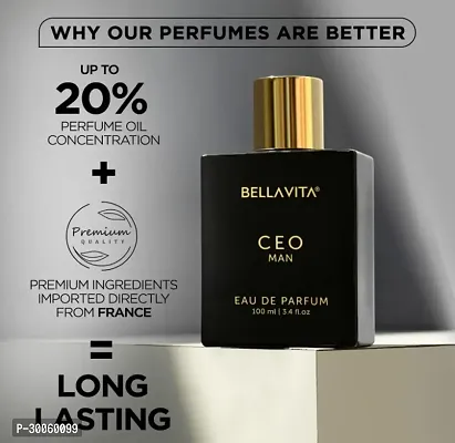 Bella-Vita Luxury CEO Man Eau De Parfum Perfume with Lemon, Lavender, Tonka, Mandarin 100 ML-thumb5