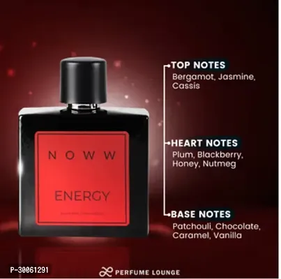 Perfume Lounge Noww Energy for Men Eau De Parfum - 100Ml Red-thumb5