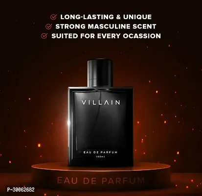 Villain Perfume For Men 100 Ml - Eau De Parfum  - Woody  Spicy-thumb2