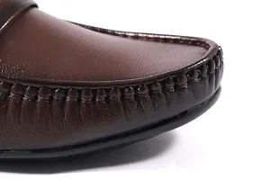 Classy Synthetic Solid Loafers for Men-thumb3
