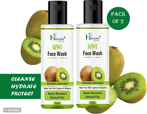 kiwi face wash Deep Cleansing  Fresh Renewal  Radiance   Glow  Skin Brightening, Pack of 2-thumb0