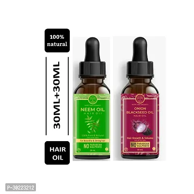 Happytree Organics Neem Oil and Onion Blackseed Oil 30 ml each-thumb0