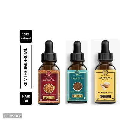 Happytree Organics Flaxseed Oil+  Sweet Almond Oil Oil + Sesame Oil