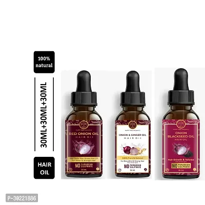 Happytree Organics Red Onion Oil Oil+  Red Onion Oil Oil + Onion Blackseed Oil-thumb0