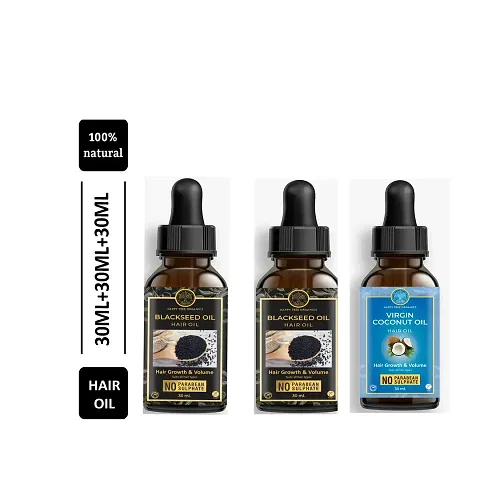 Organic Hair Oil Pack Of 3