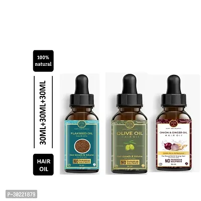 Happytree Organics Olive Oil+  Flaxseed Oil + Onion Blackseed Oil