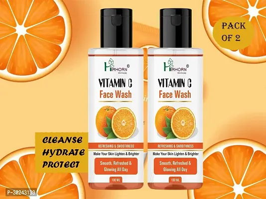 Vitamin C Facial Cleanser Removes Impurities Face Wash, Pack of 2-thumb0