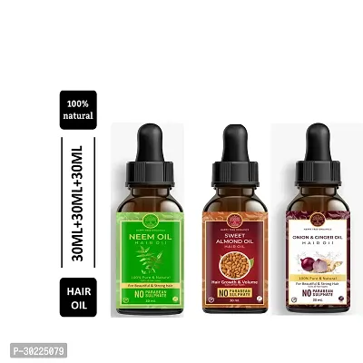 Happytree Organics Sweet Almond Oil+  NeemOil + Olive Oil-thumb0