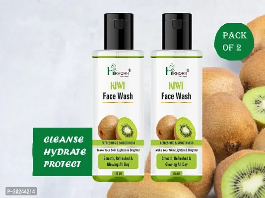 Natural Crystal Clear Kiwi For Skin Lightening   Glowing Skin Face Wash, Pack of 2-thumb0