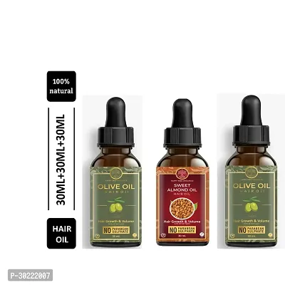 Happytree Organics Sweet Almond Oil+  Olive Oil + Olive Oil