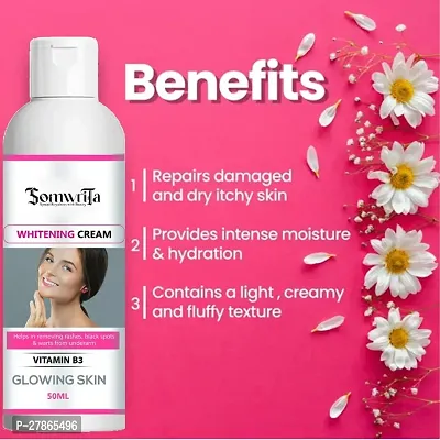 SOMWRITA Whitening Cream For Advanced Whitening  Brightening, Lightening Cream, Remove dark spot,remove acne,natural whitening PACK OF 1(50gm)