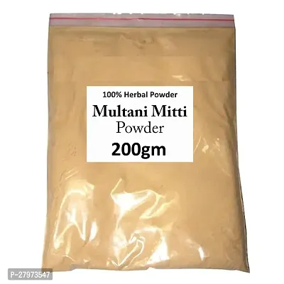 Pure Herbal Multanii Mitti Powder 100% Natural And get Pure Naturally Glowing Skin To Remove Black Head / Tan Removal / Acne  Pimple /  Blackness Remover / Original and Pure clay Natural mitti, Fulle-thumb0