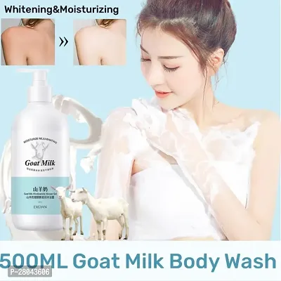 KOREA GOAT MILK WHITENING SHOWER GEL - 300ML-thumb0