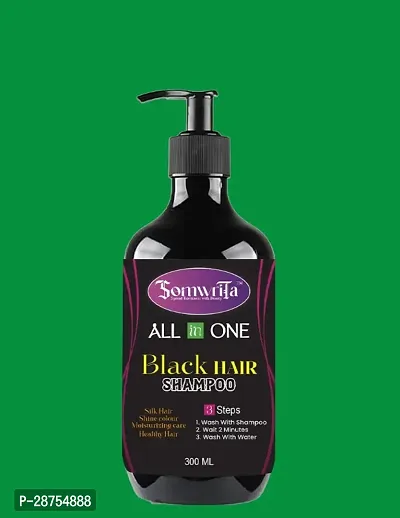 SOMWRITA Hair Shampoo for Women  Men 100% Coverage Shampoo 300ml-thumb0