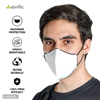 Airific 2.0 N95, FFP2 Washable and Reusable Mask for Adults | Tested at International Labs Nano Technology Filter-thumb3