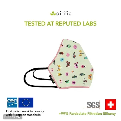 Airific 2.0 N95, FFP2 Washable and Reusable Mask for Adults | Tested at International Labs Nano Technology Filter-thumb4