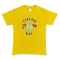 CRAZYON Big Boys T-shirts & 3/4th Set Dress (15-16YEARS, YELLOW) Pack Of (1)-thumb1