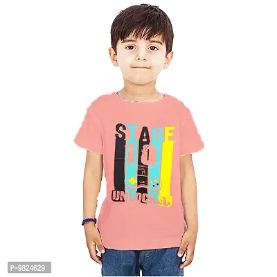 CRAZYON Boys Sleeveless Chest Printed t Shirts Cotton Combo Pack of 5 (Half Sleeve, 2-3 Years) Multicolour-thumb4