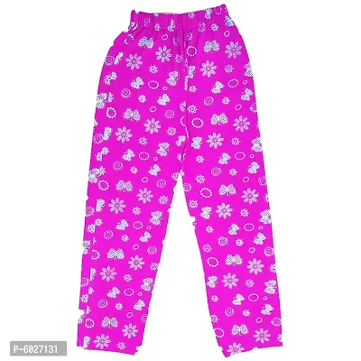 Multicoloured girls printed pant || pack of 5 ||-thumb5