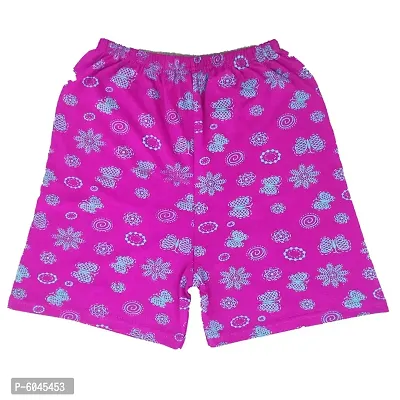 Crazyon Girls Allover Print Shorts Pack Of (5)-thumb5