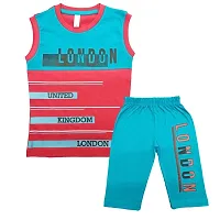 Crazyon Boys cut and sew sleeveless Set Pack of 4-thumb3