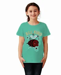 CRAZYON GIRLS PRINTED T-SHIRTS STYLE (2) PACK OF (4)-thumb3