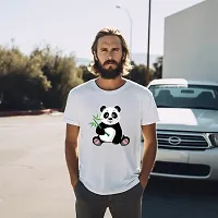 Panda Design Printed T-shirts for Men-thumb2