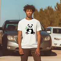 Panda Design Printed T-shirts for Men-thumb3