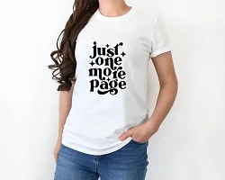 View N Print Book Quote Design Printed T-shirts for Women-thumb1
