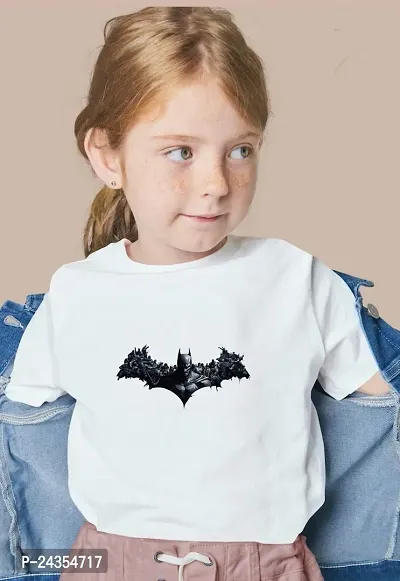 BATMAN Design Printed T-shirts for Girls