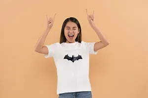 BATMAN Design Printed T-shirts for Girls-thumb1