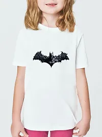 BATMAN Design Printed T-shirts for Girls-thumb2