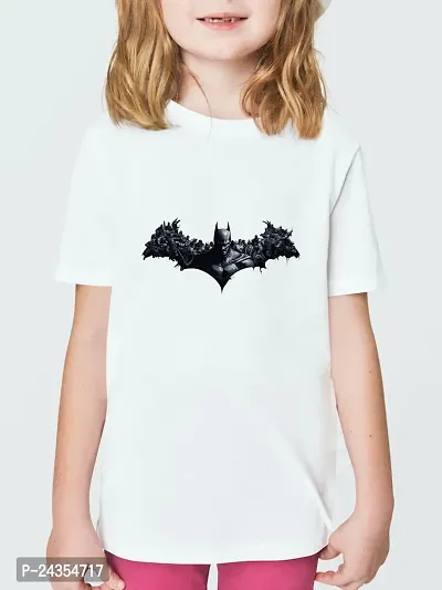 BATMAN Design Printed T-shirts for Girls-thumb3