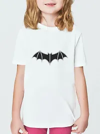 BATMAN Design Printed T-shirts for Girls-thumb1