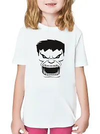 Hulk Design Printed T-shirts for Girls-thumb2