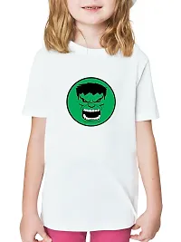 Hulk Design Printed T-shirts for Girls-thumb2