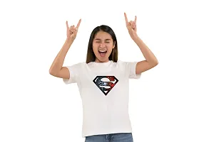 Round Neck Design Printed T-shirts for Girls-thumb1