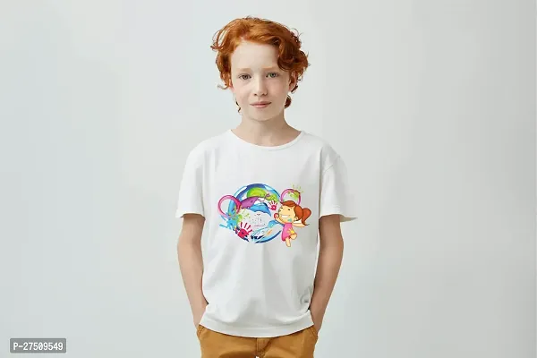 Holi Design Printed T-shirts for Boys-thumb3