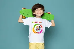 Holi Design Printed T-shirts for Boys-thumb1