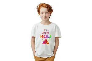 Holi Design Printed T-shirts for Boys-thumb2