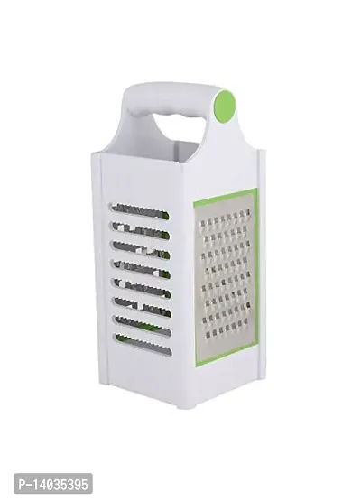 4 In 1 Slicer And Grater Vegetable And Fruit Grater And Slicer (1 Piece Slicer And Grater) Multi Colcur-thumb0