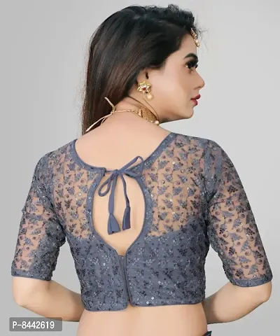 Classic Net Embroidered Blouses for Women-thumb4