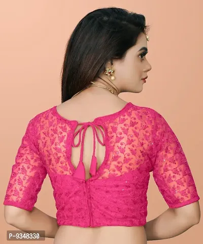 Ready Made Net Blouse, Party Wear Designer Blouse-thumb3